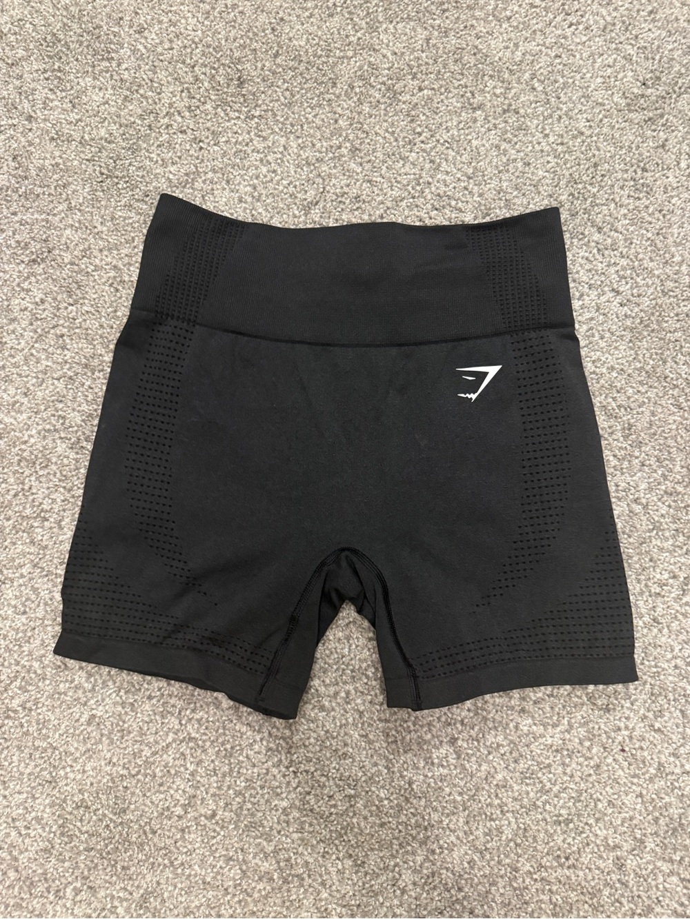 Gymshark Black Adapt High Waisted Shorts (M)